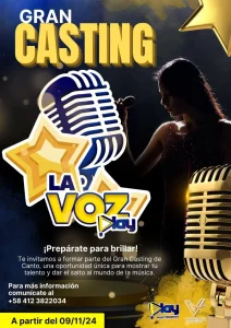 ¡Llega «La Voz Play»! Inscríbete en el Gran Casting y haz brillar tu talento