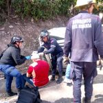 Dos lesionados tras un volcamiento en la Regional del Centro