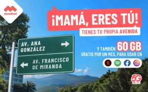 ¡Mamá, eres tú! Movilnet sorprende a las madres con 60 GB de regalo
