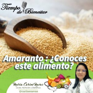 Amaranto: ¿Conoces este alimento?