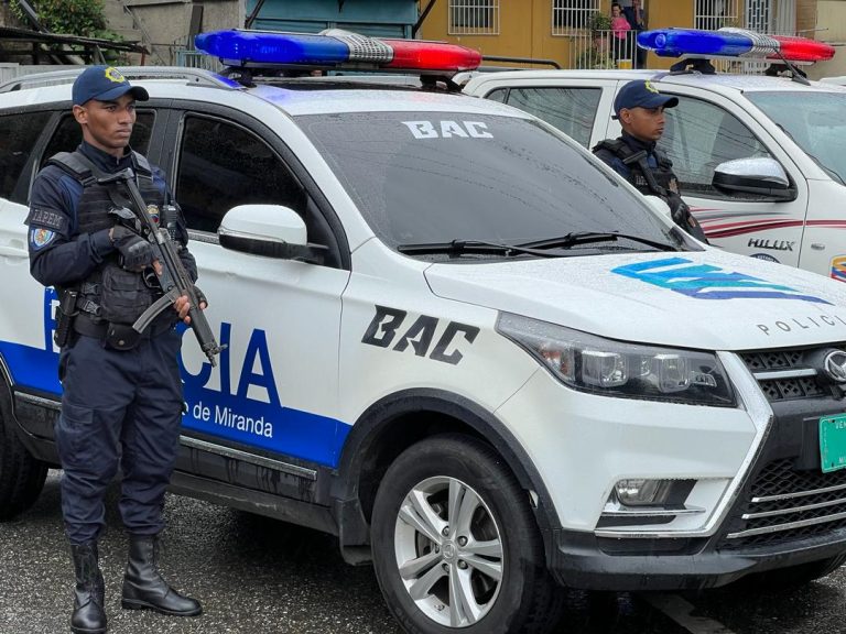 BAC de la Policía de Miranda captura a dos personas en Valles del Tuy