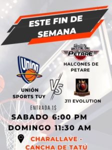 Unión Sports Tuy juega la jornada decisiva este fin de semana en la cancha Tatú de Charallave (+Juegos)