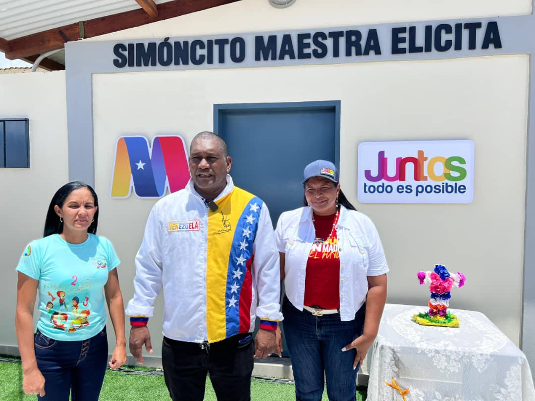 Corporación «Juntos Todo es Posible» entrega el Simoncito «Maestra Elicita» en Tacarigua de la Laguna