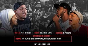 Batalla de FreeStyle Los Valles Underground este #24May en la plaza Paula Correa de Cúa