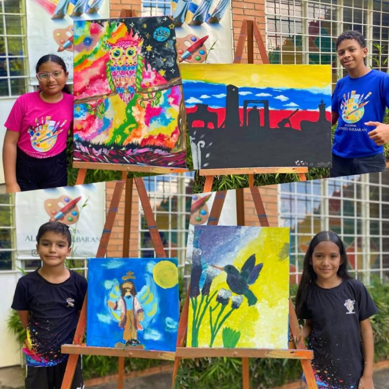 En Lara: alumnos de la Academia Alberto Sulbarán celebran el Día del Artista Plástico con colorida exposición de arte