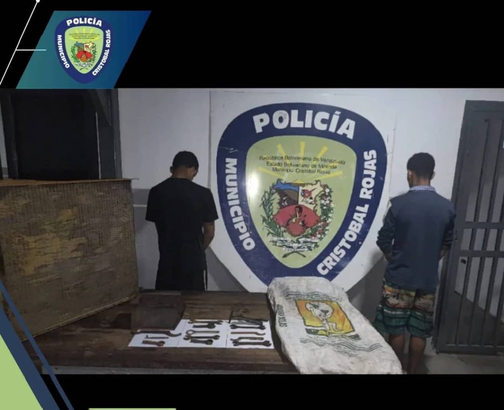 Detienen a dos Jóvenes por robar un Taller en Charallave