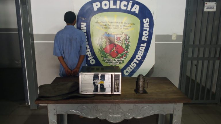 Detienen a un adolescente Colombiano por hurto en Charallave