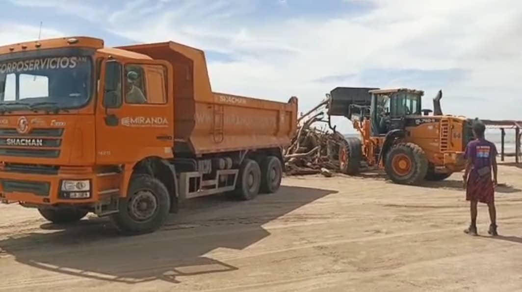 Realizan plan de saneamiento en playas barloventeñas de cara a las vacaciones