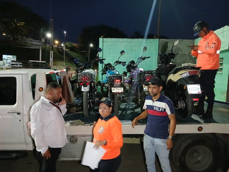 Activan control de seguridad a motorizados en Urdaneta