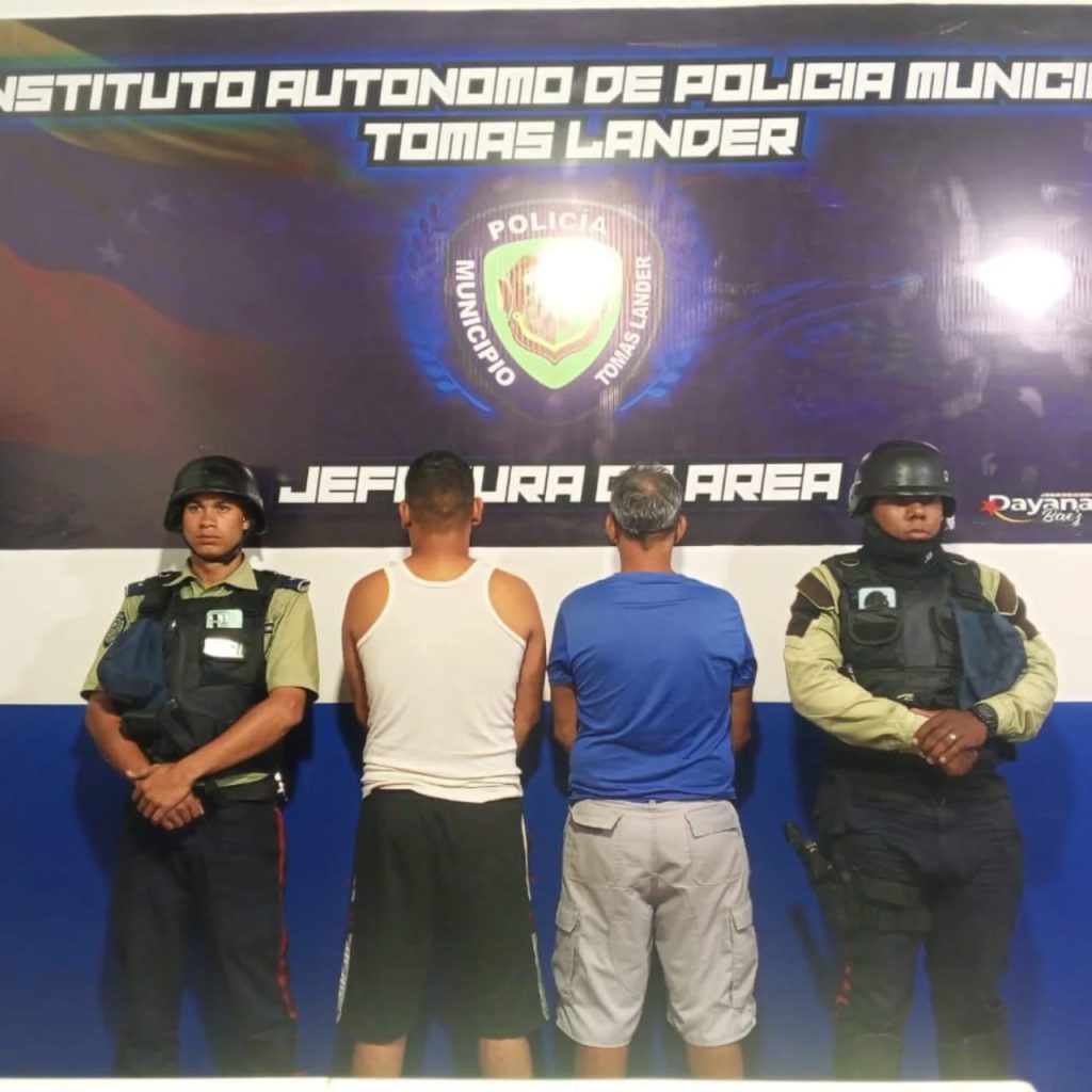 PoliLander detuvo a dos hombres por el delito de lesiones contra otro ciudadano