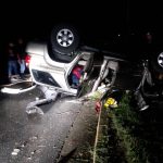 Volcamiento de una camioneta dejó una fallecida y dos heridos en Villa Falcón, Cúa