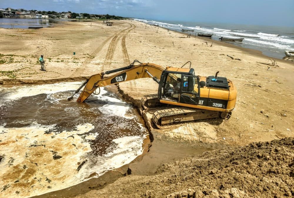 Apertura de la Boca de la Laguna de Tacarigua presenta un avance considerable