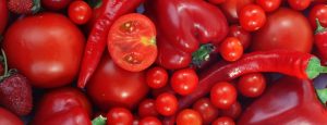 ¡Rojo para el corazón y Morado para los enamorados!