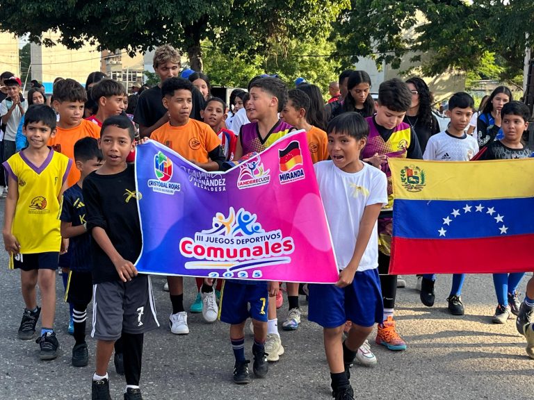 Inaugurados en Charallave los terceros juegos deportivos comunales 2025