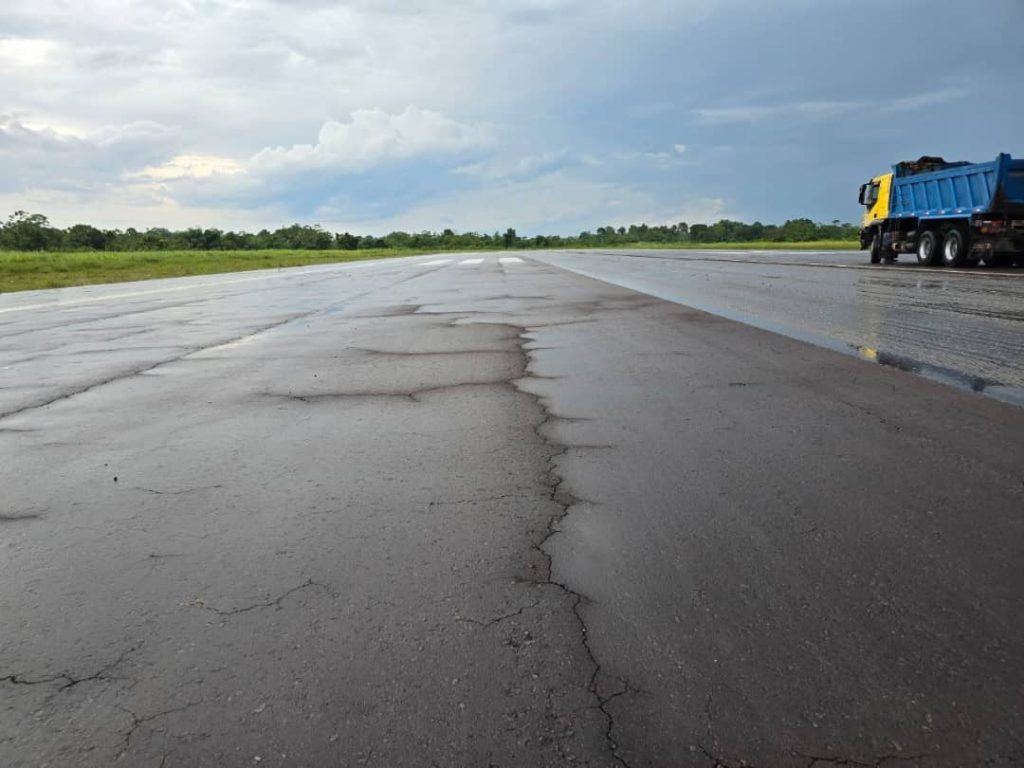 En Mérida: Avanzan trabajos en la pista del aeropuerto Juan Pablo Pérez Alfonzo de El Vigía
