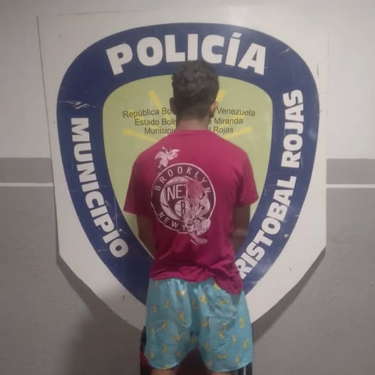 Joven de 18 años detenido en Charallave por agredir física y verbalmente a su pareja