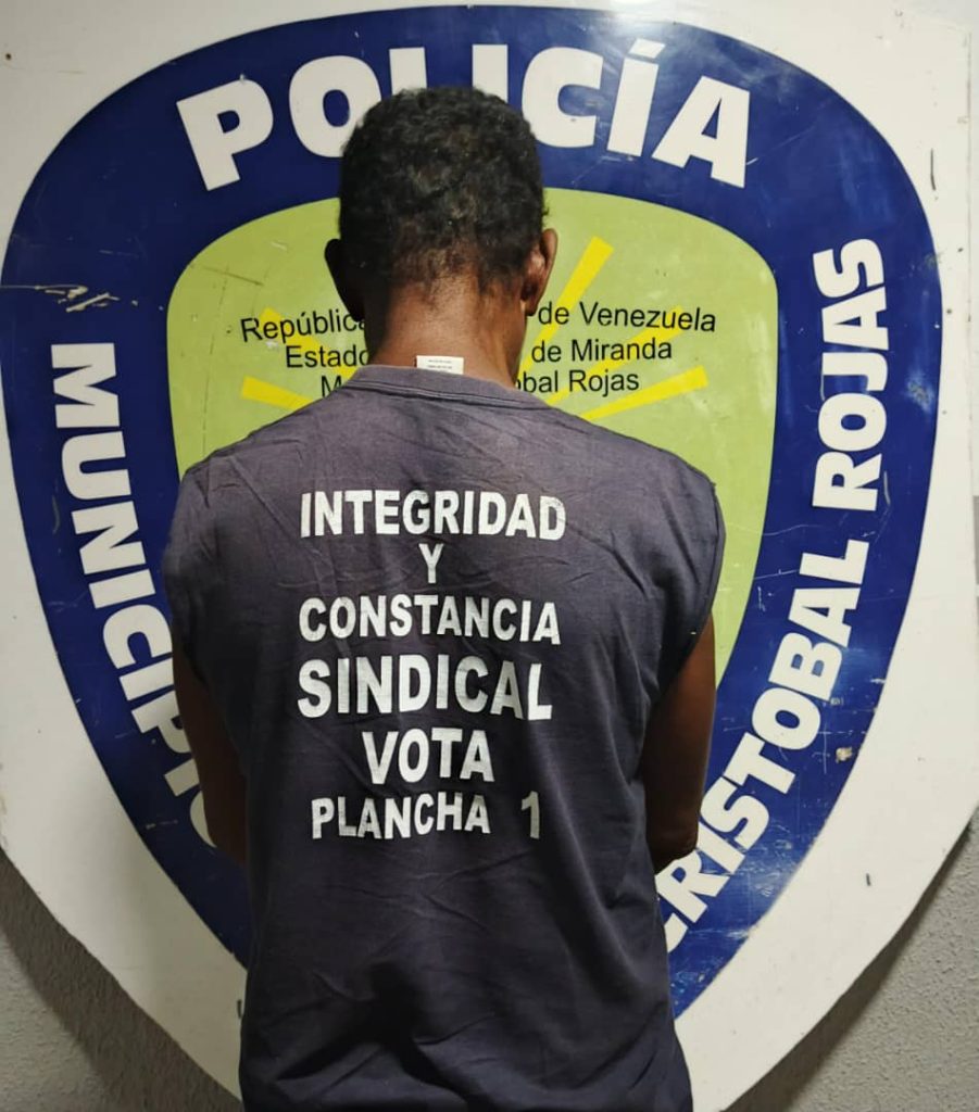 ​POLICÍA MUNICIPAL DE CRISTÓBAL ROJAS APREHENDE A CIUDADANO POR INTENTO DE ABUSO SEXUAL A ADOLESCENTE EN CHARALLAVE