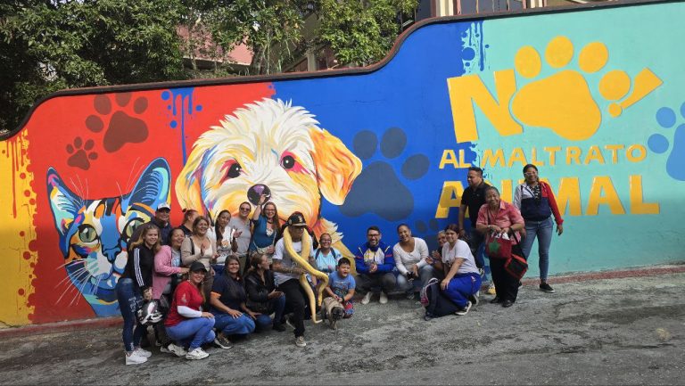 Inauguran mural para sensibilizar a la ciudadanía sobre el bienestar animal