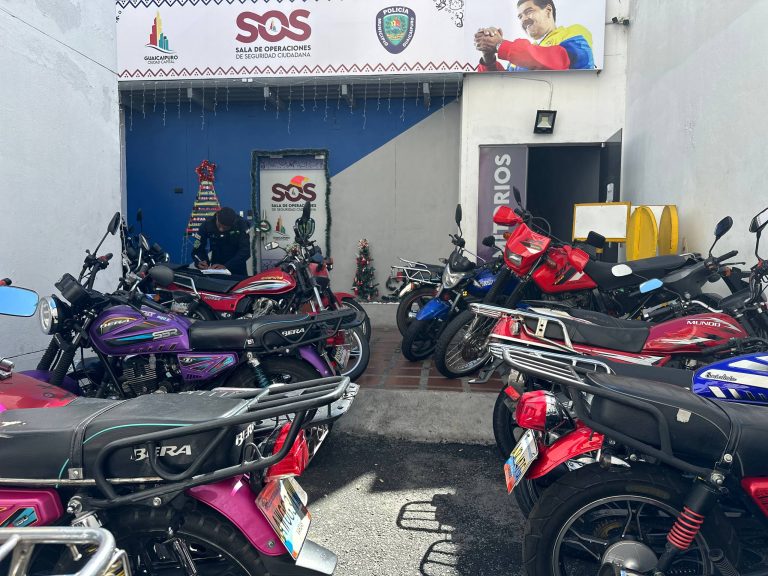 Retienen 43 motocicletas en Guaicaipuro por incumplir normas de tránsito