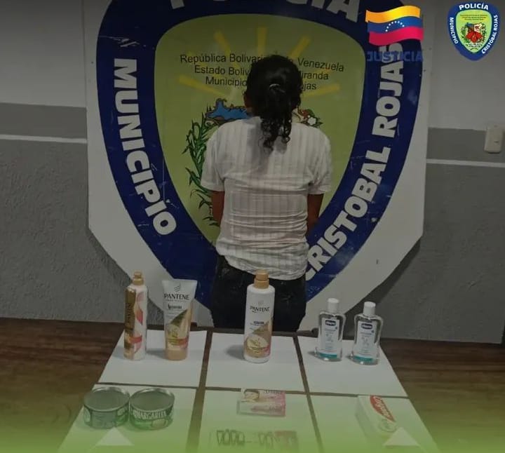 Detenida ciudadana en Charallave por hurto en Farmatodo