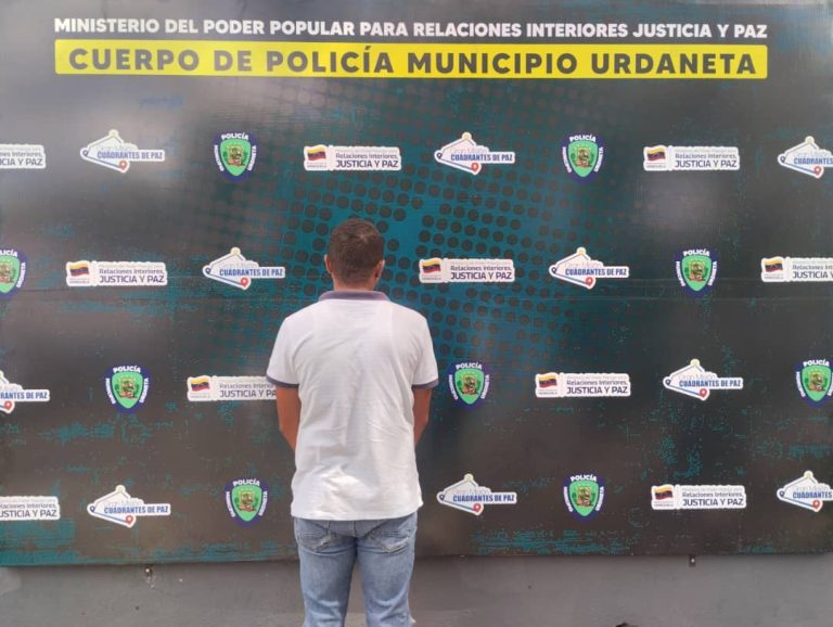 PoliUrdaneta detiene a hombre por presunta extorsión a su hermana
