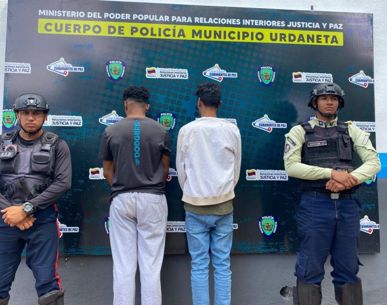 Dos hombres fueron aprehendidos tras una riña en El Portachuelo de Cúa