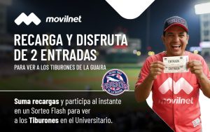 «Recarga y Disfruta» de un partido de los Tiburones con Movilnet