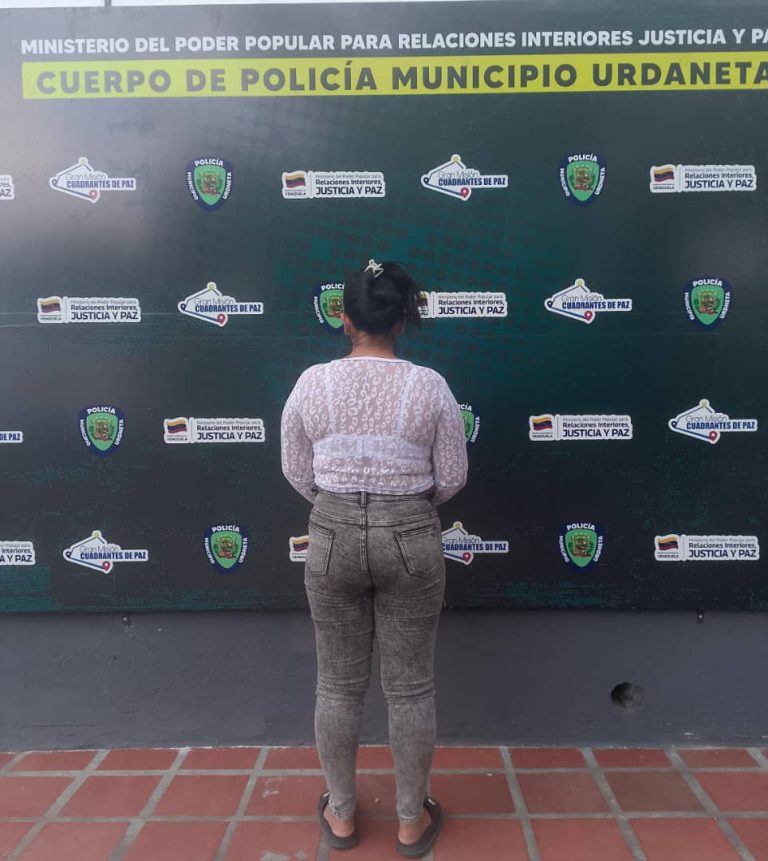 Policía de Urdaneta detiene a mujer tras agredir a una adolescente en Cúa