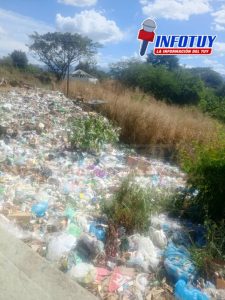 Vecinos denuncian botadero improvisado en la Autopista Charallave–Ocumare