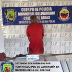 Detenido sexagenario, por hurtar equipos de Jardineria en frutería de la Av. Bolivar de Charallave