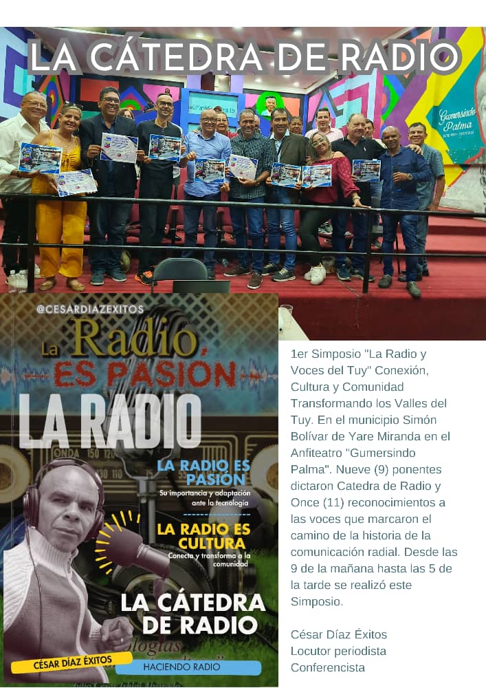 Con gran éxito se realizó el Simposio «La Radio y Voces del Tuy»