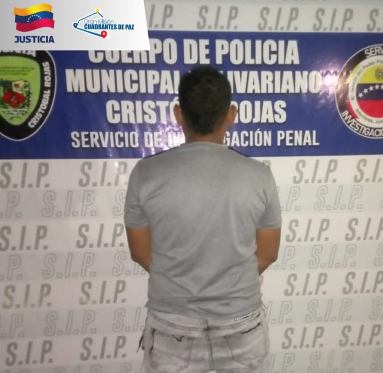 Capturado sujeto solicitado por trafico de sustancias ilícitas en Caujarito