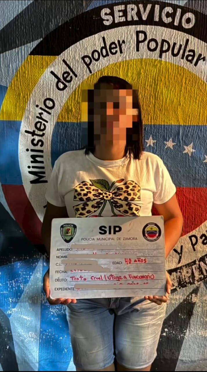 Policía del Municipio Zamora detiene a madre tras denuncia por maltrato infantil