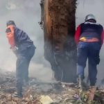 Controlan incendio de vegetación y desechos sólidos en Ocumare del Tuy