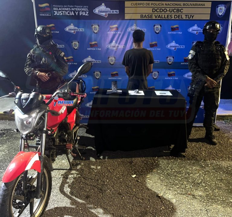 CPNB captura a ciudadano por posesión ilícita de drogas en Ocumare del Tuy