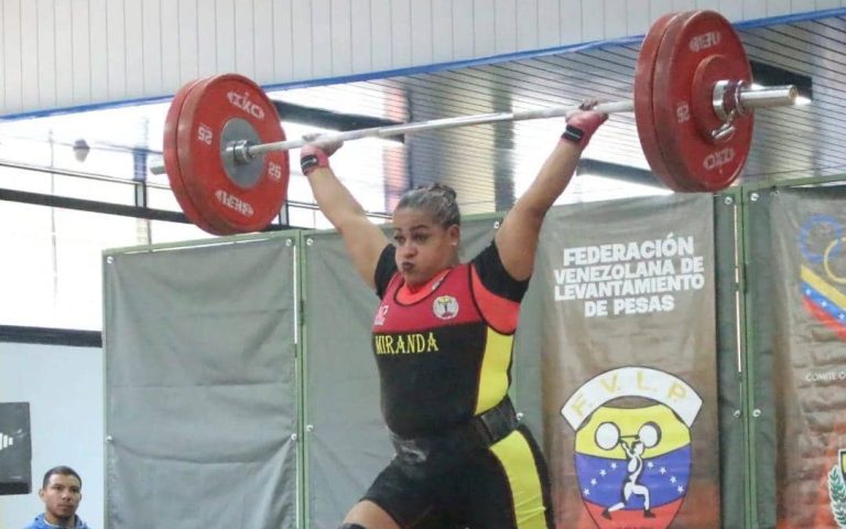 Miranda reinó en Evaluación Nacional de Pesas