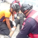 Accidente en Cúa deja dos lesionados