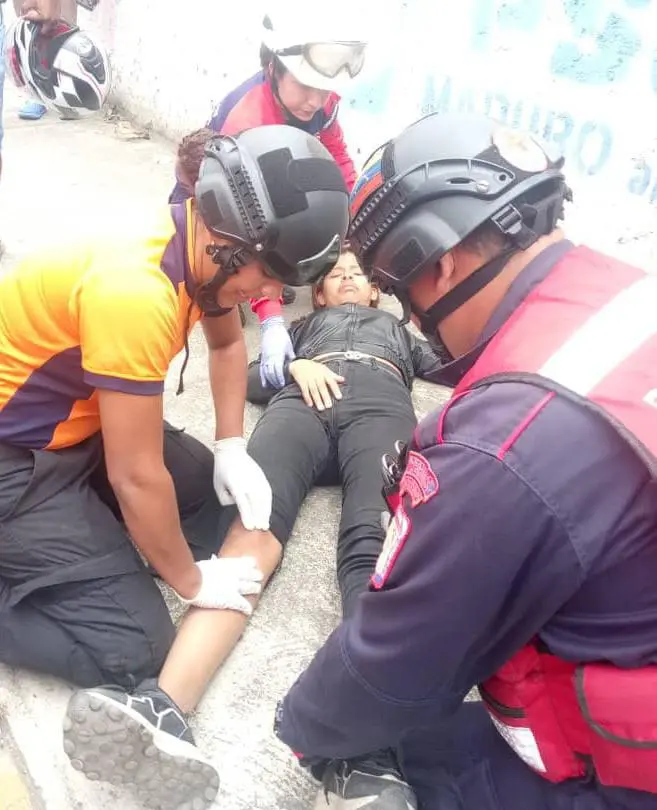 Accidente en Cúa deja dos lesionados