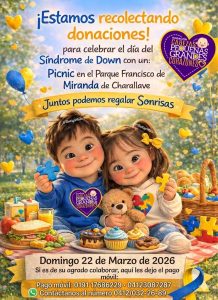 Picnic Solidario en Charallave celebrará el Día Mundial del Síndrome de Down