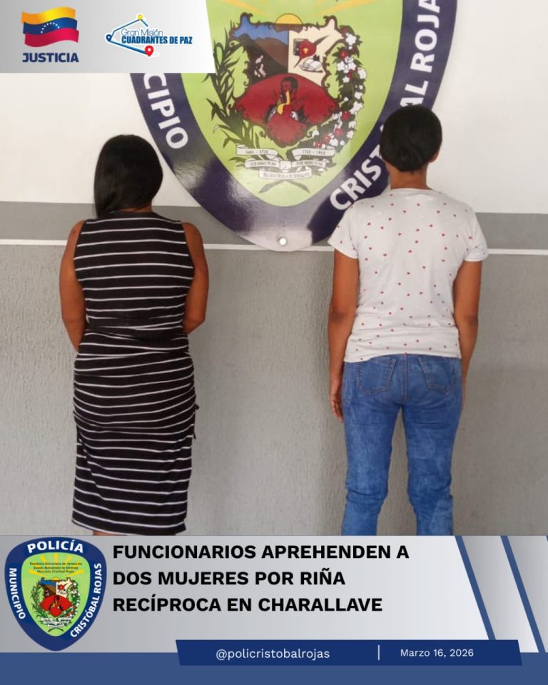 Aprehenden a dos mujeres por riña en Charallave