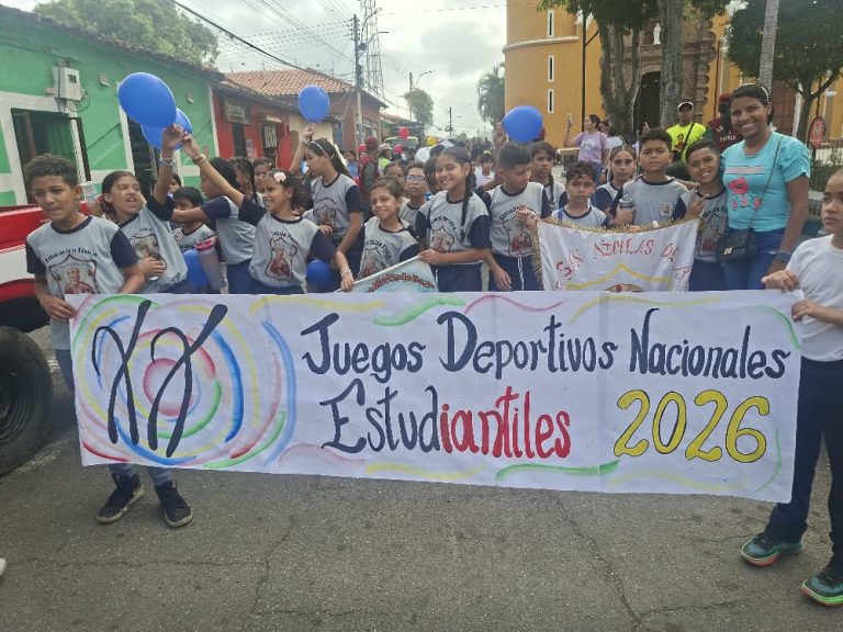 Inaugurados los XX Juegos Deportivos Nacionales Escolares 2026 en Yare