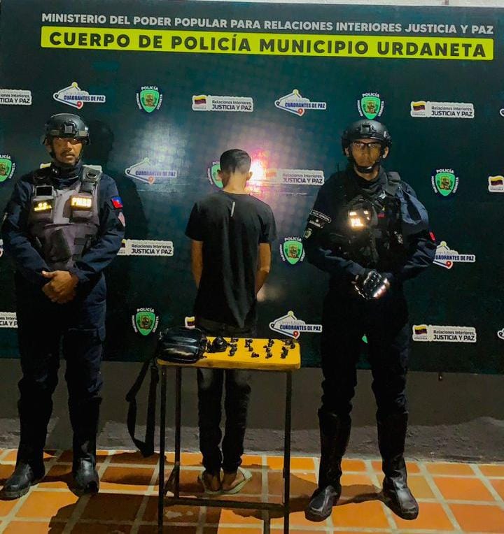 Capturan a presunto microtraficante en el sector Petarito de Nueva Cúa