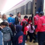 Estudiantes de preescolares larenses disfrutan paseo en tren en Barquisimeto