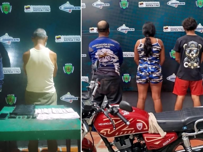 Policía de Urdaneta logra cuatro detenciones en Cúa