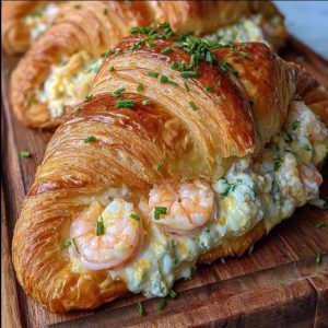 Croissants de Ensalada de Camarón