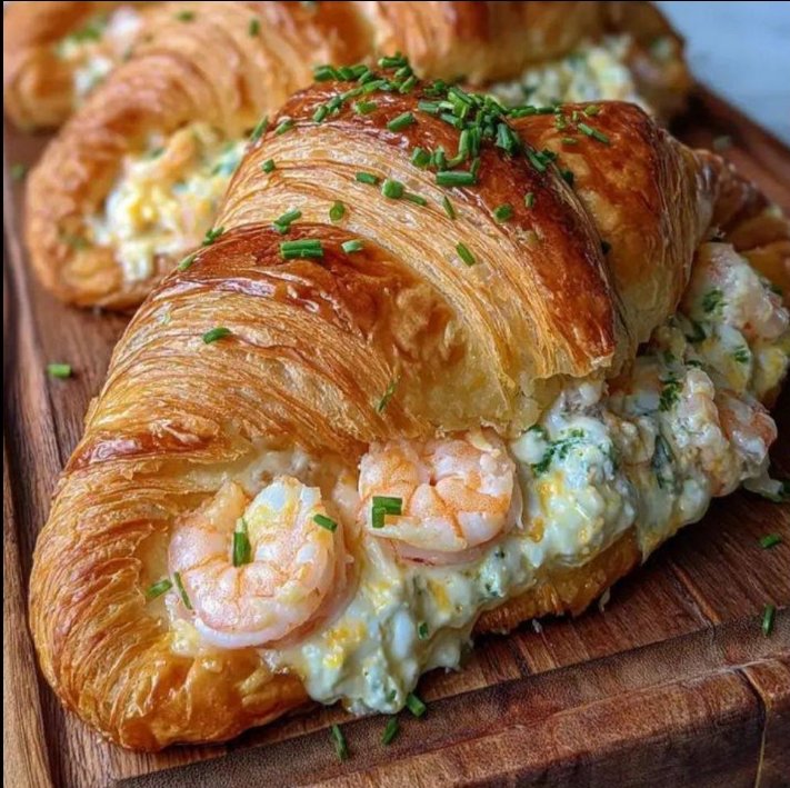 Croissants de Ensalada de Camarón