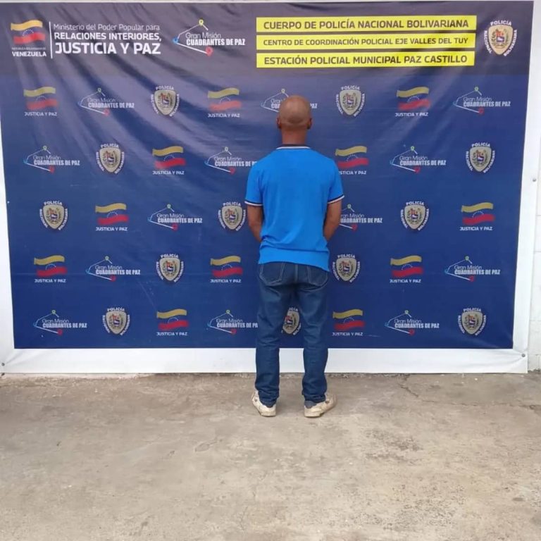 CPNB aprehende en Santa Lucía a ciudadano solicitado por el sistema SIIPOL