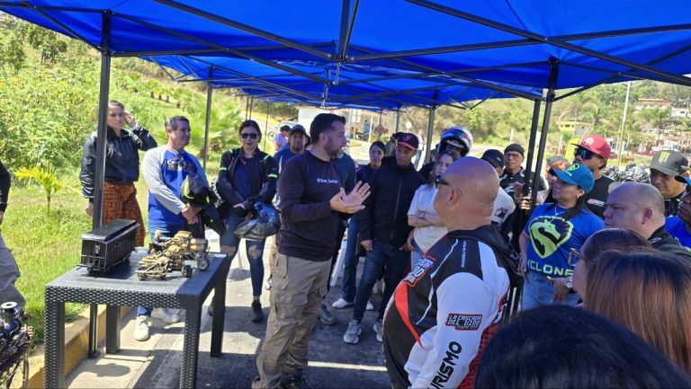 Guaicaipuro en movimiento: 250 motociclistas estrenan el primer mototour hacia El Jarillo