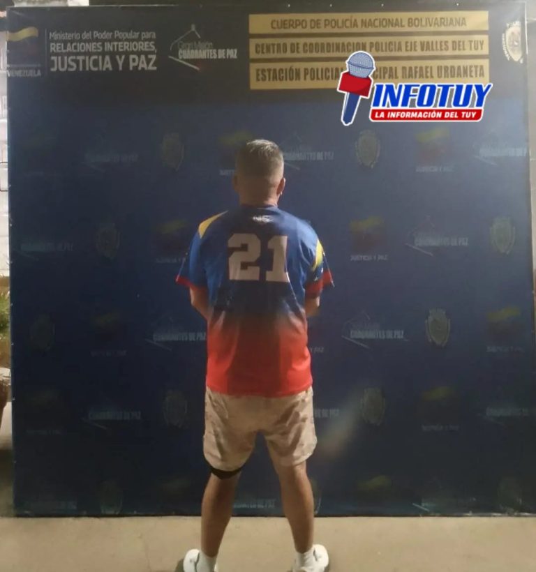 PNB aprehende a padrastro por presunto maltrato físico a menor de 12 años en los Valles del Tuy