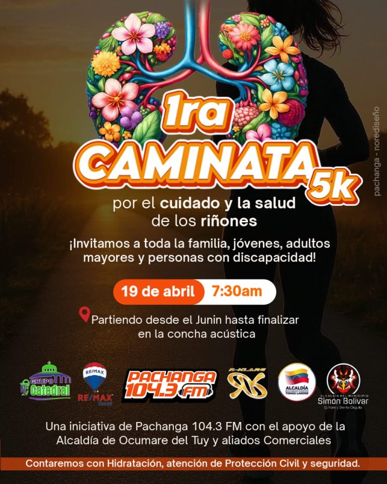 Ocumare camina este 19 de Abril por la Salud Renal